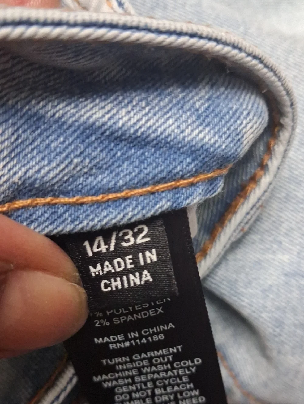 Frye Light Blue Straight Leg Jeans - Picture 8 of 9
